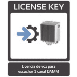 Licencia de voz para escuchar 1 canal en sist. DAMM