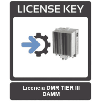 Licencia protocolo DMR TIER III para estación base BS422 de DAMM