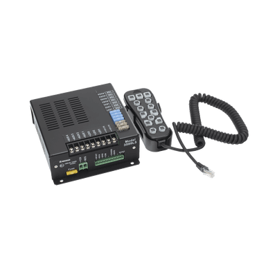 Sirena Vehicular H2 Covert ™ de 200W de Potencia, Con Controlador Unimando de 14 Botones Para Control de Tonos, 7 Salidas Auxiliares y Micrófono