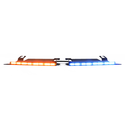 Visera Interior Rojo-Blanco/Azul-Blanco 144 LED Con Luces De Penetración incluye Bracket Ford Police Interceptor, Necesario agregar CZMATSIBSYS