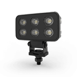 Luz de Trabajo Ultra brillante Cuadrada, 6 LED, 4630 Lúmenes, 12-24 Vcd