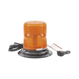 Baliza LED color ámbar con montaje magnético de succión DE 7" de altura