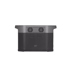EcoFlow DELTA 2 MAX | Estación de Energía Portátil 2048Wh Litio LFP / 6 AC 2400 W (Max. 3400W) / 2 USB-C 100W / Capacidad para Aumentar Respaldo / Cargador de Coche 10A a 12.6V / Conectividad WiFi y Bluetooth (App) / Carga Solar 1000W