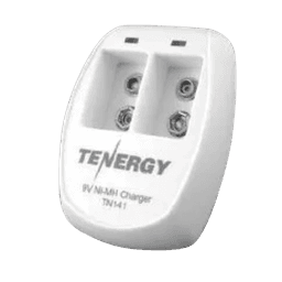 Cargador de Baterías / 2 Bahías / Ni-MH 9V / Corte Automático 5 h / Entrada 100-240V AC / Indicadores LED