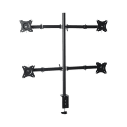 Montaje de Escritorio articulado para 4 monitores de 13 a 27" /  Soporta hasta 15 kg / Vesa 75 x 75 / 100 x 100 / Acero 