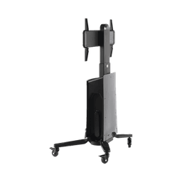 MONTAJE  DE PISO MOVIL PARA PANTALLAS 55-80IN  AJUSTABLE MOTORIZADO