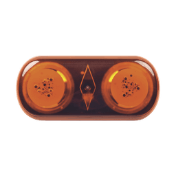 Mini Barra de Luces Serie X606, con 18 LED, Color Ámbar, Montaje Permanente 