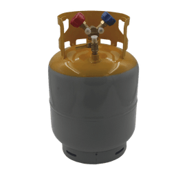 Cilindro/Tanque portátil 30 Libras / para contenido de refrigerante /  Aires Acondicionados / Refrigeración / Climatización Automotriz.        