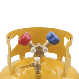 Cilindro/Tanque portátil 30 Libras / para contenido de refrigerante /  Aires Acondicionados / Refrigeración / Climatización Automotriz.        