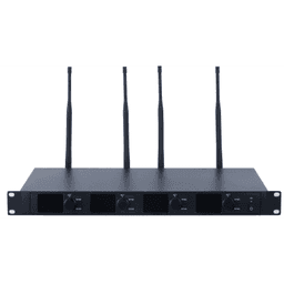 Receptor Micrófono Inalámbrico Digital UHF | Transmisión Digital U-Band pi/4-DQPSK | Distancia 80 mts | Encriptación de Audio | 2197 Ecualizaciones | 15625 Efectos de Reverberación | Pantalla LCD