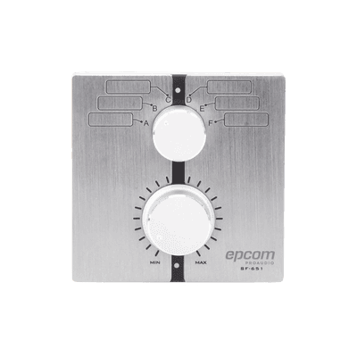 Control de  Volumen Remoto con Selector de Canales â”‚Compatible con Amplificador SF2240UC - SF4240UC