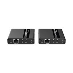 Kit Extensor HDMI para distancias de 70 metros / Soporta resoluciones 720 y 1080P @ 60 Hz / Cat 6, 6a y 7 / Cero Latencia / Uso 24/7 / HDR10 / Salida Loop /  Configuración EDID / Soporta control remoto del equipo fuente / Salida de audio de 3.5mm