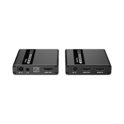 Kit Extensor HDMI para distancias de 70 metros / Soporta resoluciones 720 y 1080P @ 60 Hz / Cat 6, 6a y 7 / Cero Latencia / Uso 24/7 / HDR10 / Salida Loop /  Configuración EDID / Soporta control remoto del equipo fuente / Salida de audio de 3.5mm