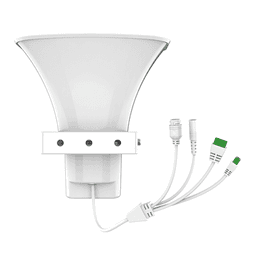 Altavoz SIP IP para voceo y paging, 2 líneas SIP, potencia de hasta 30W,  alimentación vía PoE