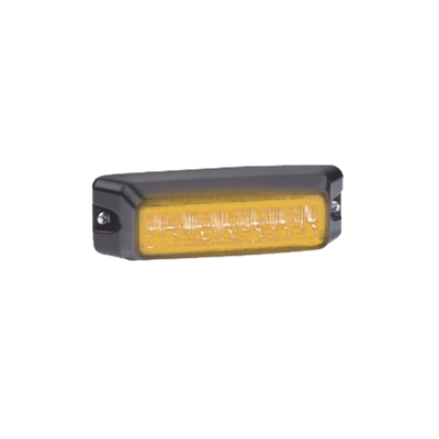 Luz auxiliar de 6 LED, Flasher Integrado, Color ámbar, Mica Transparente
