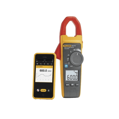 Amperímetro de Gancho RMS 600A Temp MA Capacitancia FlukeConnect