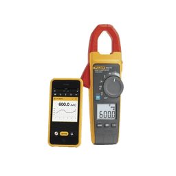 Amperímetro de Gancho RMS 600A Temp MA Capacitancia FlukeConnect