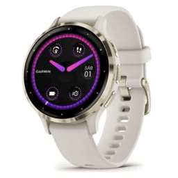Smartwatch Garmin Venu 3S / Pantalla AMOLED 1.2″ (390 x 390) / Batería Hasta 10 Días / GPS + GLONASS + Galileo / Monitor de Frecuencia Cardíaca / Resistencia al Agua 5 ATM / Garmin Pay / Almacenamiento de Música / Compati
