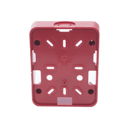 Caja Trasera Resistente a la Intemperie, Roja (para usar con la serie de estrobos HE) (0500-06360) De Hochiki 