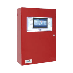 Panel De Detección Incendio Modular Direccionable, C/2 lazos SLC, Expandible hasta 8 Lazos SLC,  En Inglés, Fuente 10.25A a 115V Voltaje Automático, Color Rojo, Serie FireNET L@titude (0101-01420)