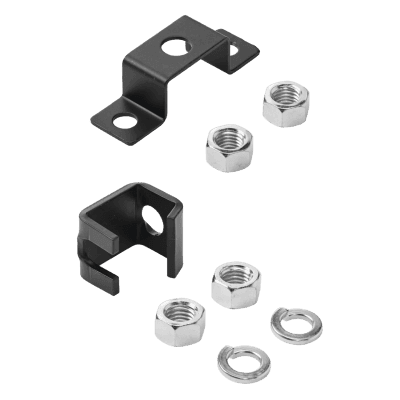 Kit de Soporte a Techo / Para Charola Escalerilla / Varilla 5/8 in (16 mm) / Acero Dulce / Acabado Plateado / Ajustable 6 ft (1.83 m)