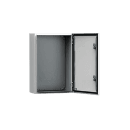Gabinete de Uso Exterior MAS 600 x 400 x 210 mm (23.62 x 15.75 x 8.27 in) / NEMA 4/12/13 / IP66 / IK10 / Acero Dulce 1.5 mm / Platina de Montaje Incluida / Color Gris Claro