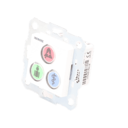 Modulo de 3 Botones iluminados con Lector RFID 125 KHz / Alarma / Cancelar y Código Azul / BUS RS485 / Compatible con NX0019/B, NX1021 y NX0015