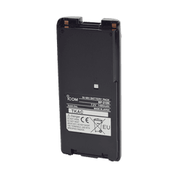 Batería de Ni-MH, capacidad 7.2V/1650mAh (typ.1480mAh) Para Radios IC-A24/6, F3GS/3GT, F4GS/4GT, F30GS/30GT, F40GS/40GT, F11/11S, F21/21S.