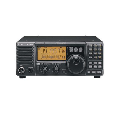 Radio base HF para Radio aficionados 100W SSB, 40W AM, 101 canales.