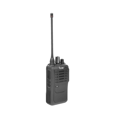Radio Portátil UHF / Batería 2250 mAh extrema duración  / 400-470 MHz / 5W De Potencia / Bocina de 1500mW Mas Potente/ , 16 canales. Incluye: batería, cargador, antena, tapa de accesorios y clip.