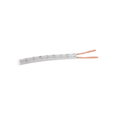 Cable 2 x 18 AWG / Tipo POT / 100 metros / NOM-063-SCFI / Color Blanco / Aplicaciones en electrodomésticos y electrónicos