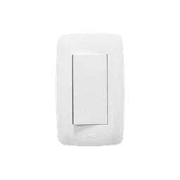 Apagador Sencillo de 127 V 10 A /Color Blanco.