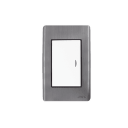 Apagador Sencillo de 10 A 127 V CA ~ 60 Hz / Placa de Acero.