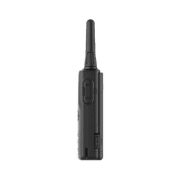 Radio portátil UHF 450-470 MHz, 2 W, 16 canales, Resistente a Golpes MIL-STD-810, manos libres VOX. Incluye antena, batería, cargador y clip