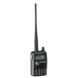 Radio Portátil Tri Banda Súper Compacto, Frecuencia TX: 144-148, 222-225 y 438-450 MHz, RX: 0.1-1300 MHz. Capacidad para Escuchar dos Frecuencias Simultáneamente.