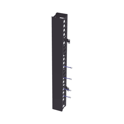 Kit Organizador Vertical de Cable Sencillo para Rack Abierto de 24 Unidades para EIQR3224 y EIRL5524DR.
