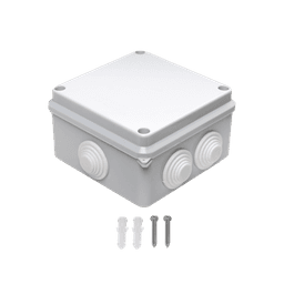 Caja de Conexiones / IP65 / IK07 / 7 Entradas / 100 x 100 x 70 mm / ABS / Tornillería Incluida