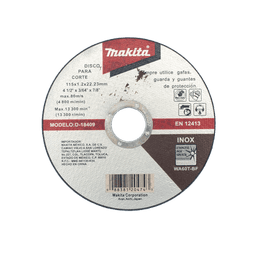 Disco de Corte de 7/8" de acero inoxidable, diámetro de 4-1/2" 