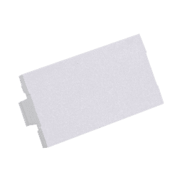 Módulo de tapa ciega (Inserto Ciego), de 1/3, Color Blanco Mate, 1 Pieza