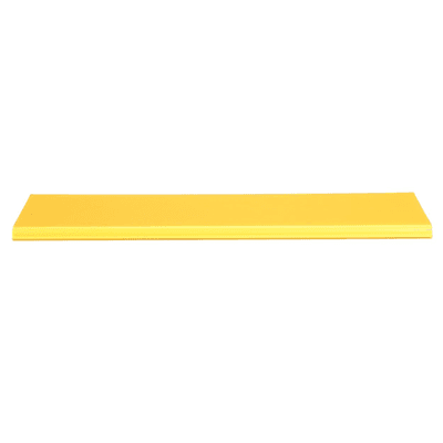 Tapa Con Bisagra a Presión Para Canaleta FiberRunner™ FR6X4YL2, de PVC Rígido, Color Amarillo, 2 m de Largo