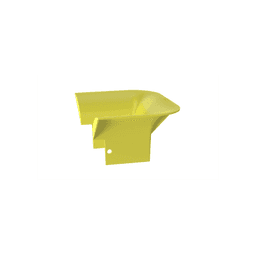 Accesorio de Control de Radio de Curvatura, Para Bajadas de Cable con Canaletas FiberRunner 4x4, Color Amarillo