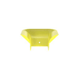 Accesorio de Control de Radio de Curvatura, Para Bajadas de Cable con Canaletas FiberRunner 4x4, Color Amarillo