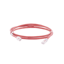 Cable de parcheo UTP Categoría 6, con plug modular en cada extremo - 2 m. - Rojo