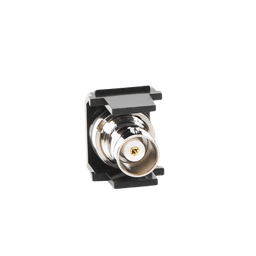 Módulo Acoplador Coaxial Tipo BNC, Keystone, de 50 Ohms, Color Negro