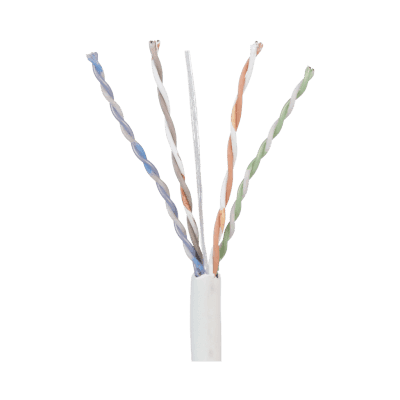 Bobina de Cable UTP 305 m. de Cobre, TX6000™ PanNet, Azul, Categoría 6 (24 AWG), CMP (Plenum), de 4 pares