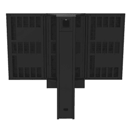 Montaje Tipo Kiosco para exterior compatible con Pantallas de 55" Samsung OH55AS / Diseño Ultradelgado / METAL / Exterior IP65 / Base Pedestal 8" / Soporte para 3 pantallas