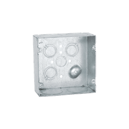 Caja Cuadrada 4 11/16 x 4 11/16"/ Profundidad 2- 1/8"/ Cuenta con 6 Entrada de 1 1/4"/ 1 Entrada de 1/2" / 3 TKO (1/2"-3/4").