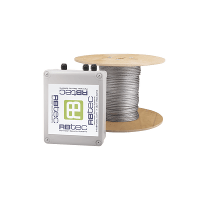 RBTEC IRONCLAD IROC1Z250V2 / Cable Sensor Perimetral Blindado / 75 m (246 ft) / 1 Zona / Deteccion por Vibracion / Sin Falsas Alarmas / Tarjeta LPU400 / Calibracion por Software