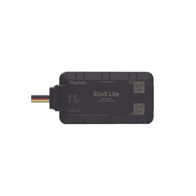 Rastreador Vehicular y Monitoreo de Flota / BLE 5.0 y GNSS / LTE CAT1 y LTE-M con Respaldo 2G / GNSS U-blox / MiKado IP54 / -20 °C a +40 °C / Acelerómetro de 3 Ejes / Suministro 9-32 V / Batería Interna
