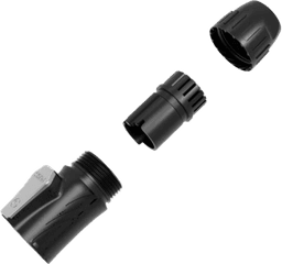 Conector de Alimentación | Núcleo de 3 capas | Carcasa de zinc | Protección RF | Contactos dorados | Alta resistencia | Carcasa PA66 | Resistencia a presión | 20A RMS | Protección IP65